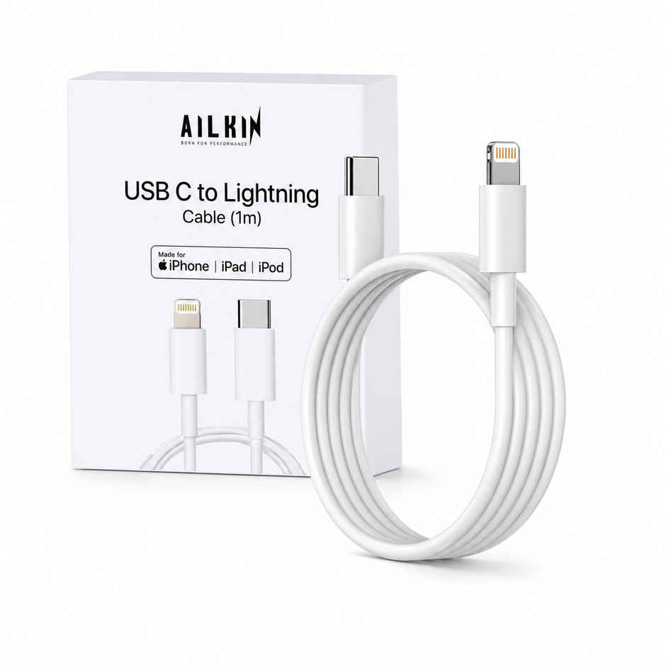 Ailkin C to Lightning Cable for iPhone |1M| White