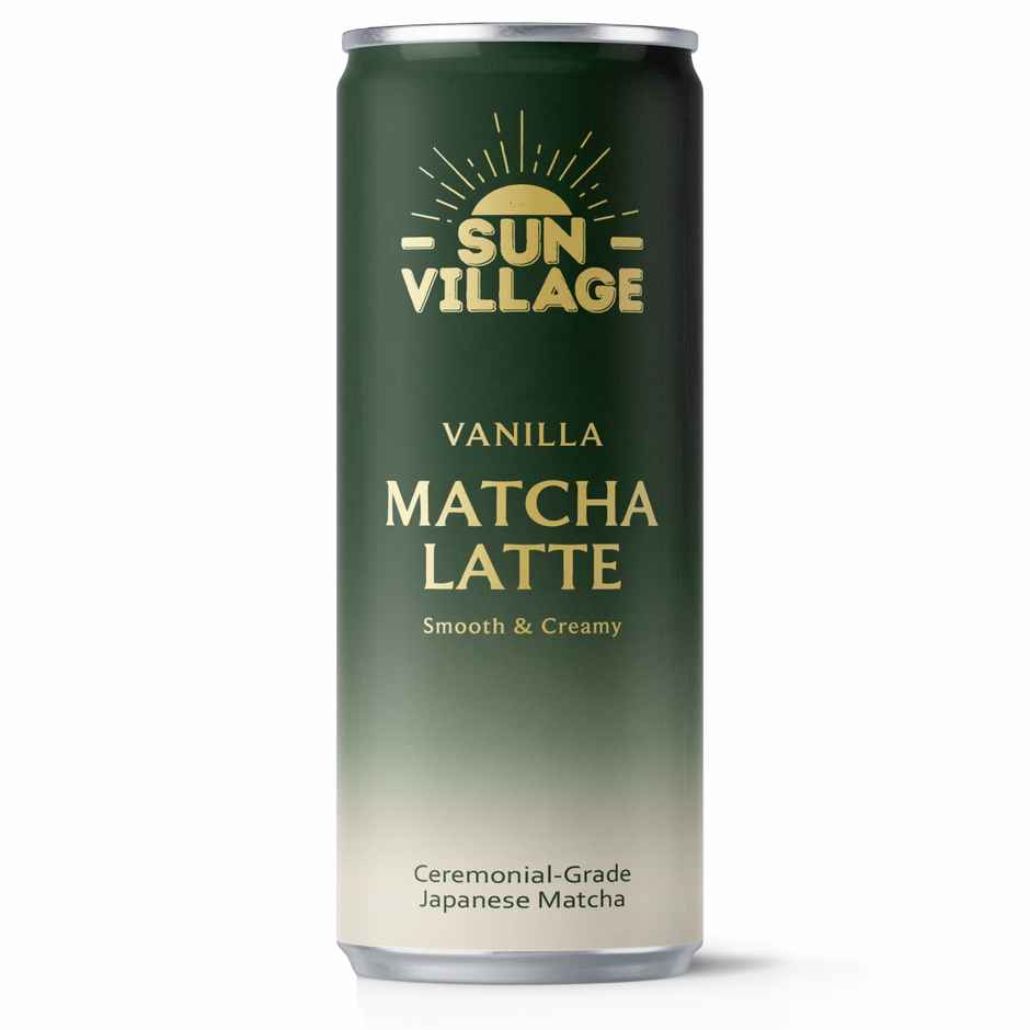 Sun Village Vanilla Matcha Latte | Smooth & Creamy Japanese Matcha Drink