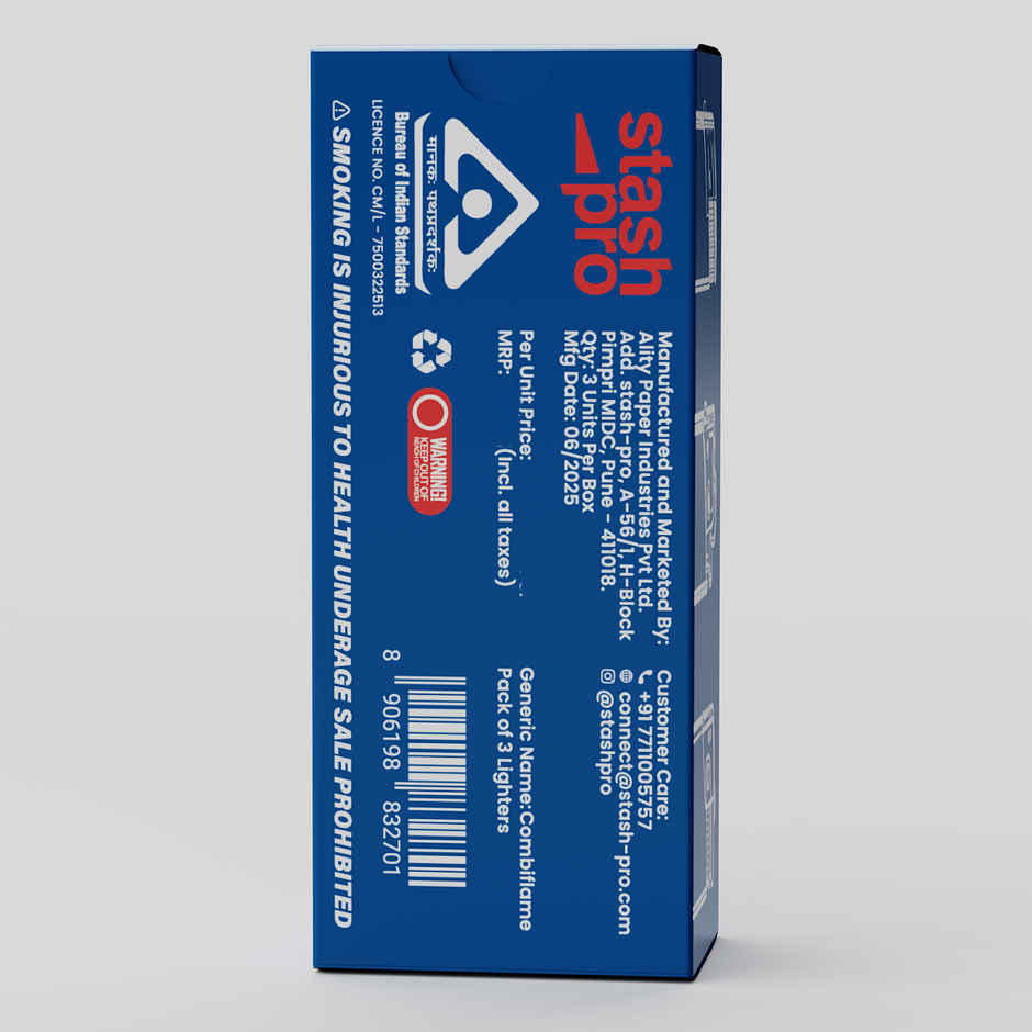 STASH PRO Combi Flame Pack of 3