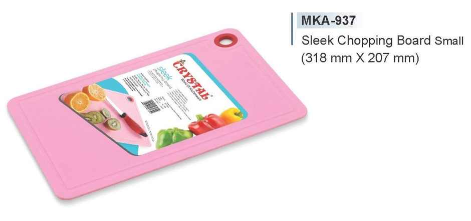 Crystal Plastic Chopping Board, Multicolour
