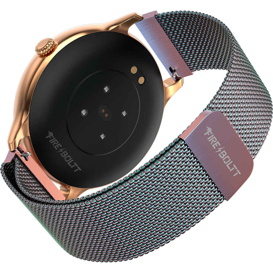 Fire-Boltt Ninja Talk Smartwatch | 1.69" Display | BT Calling - Steel Rainbow