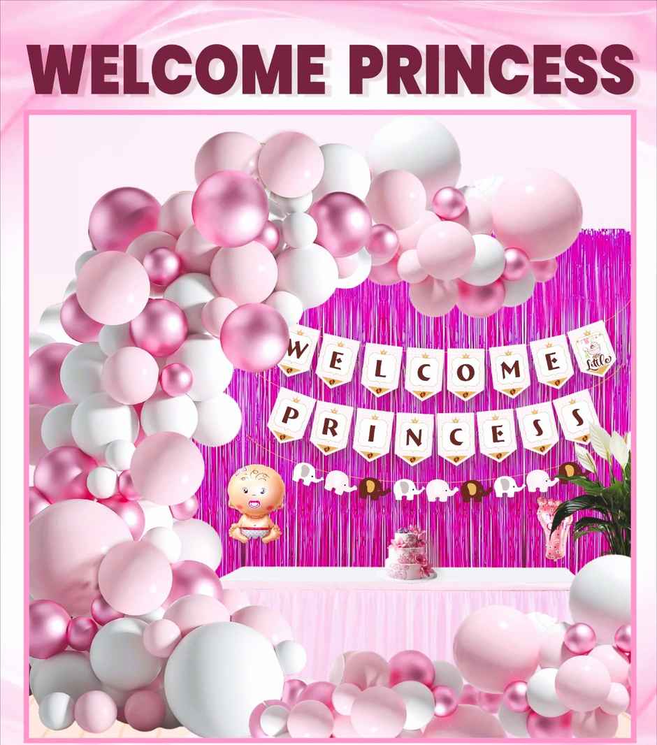 Welcome Princess Decoration Kit | Assorted | Let's Vybe