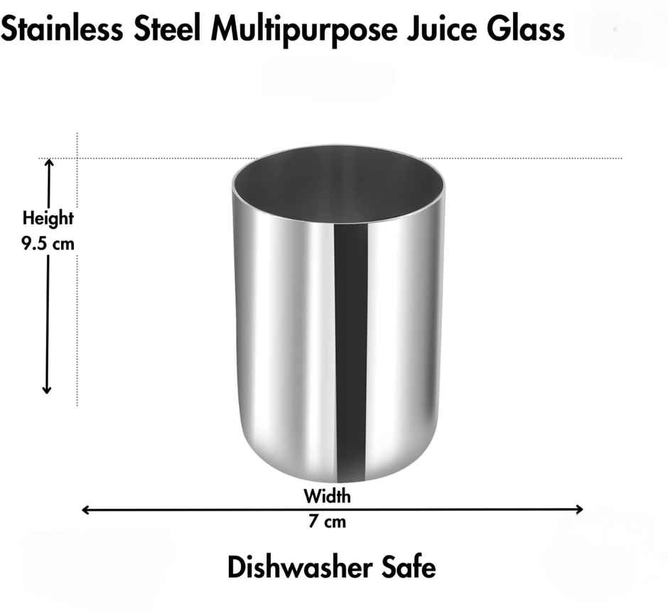 Sugar Homeware Stainless Steel Glass