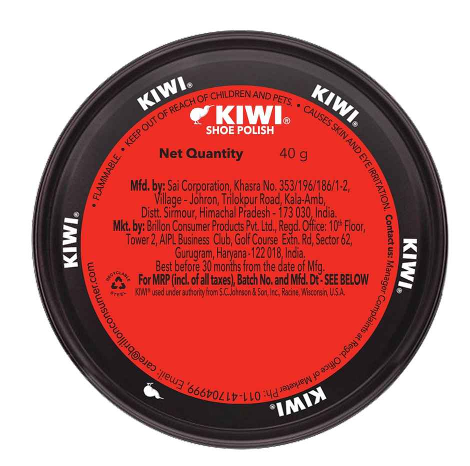 Kiwi Dark Tan Wax Shoe Polish
