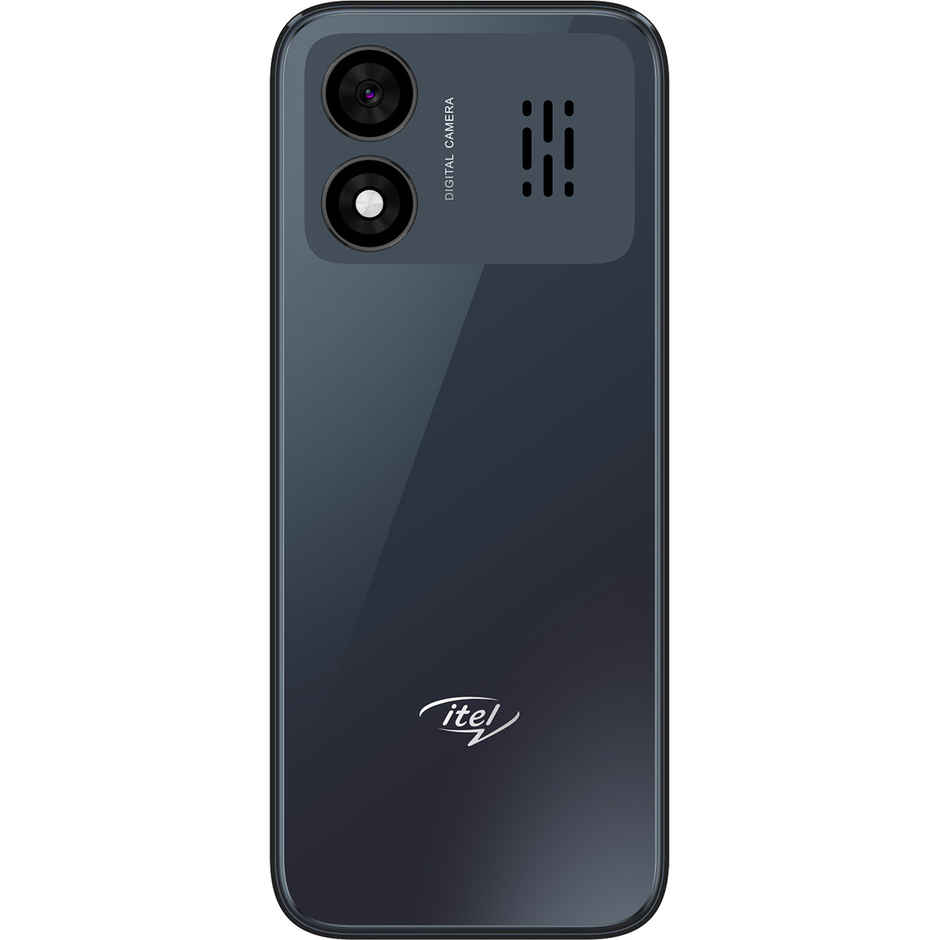 itel It5330 Keypad Mobile | 2.8" Display | 1900 mAh Battery | Glass Back Design | Black