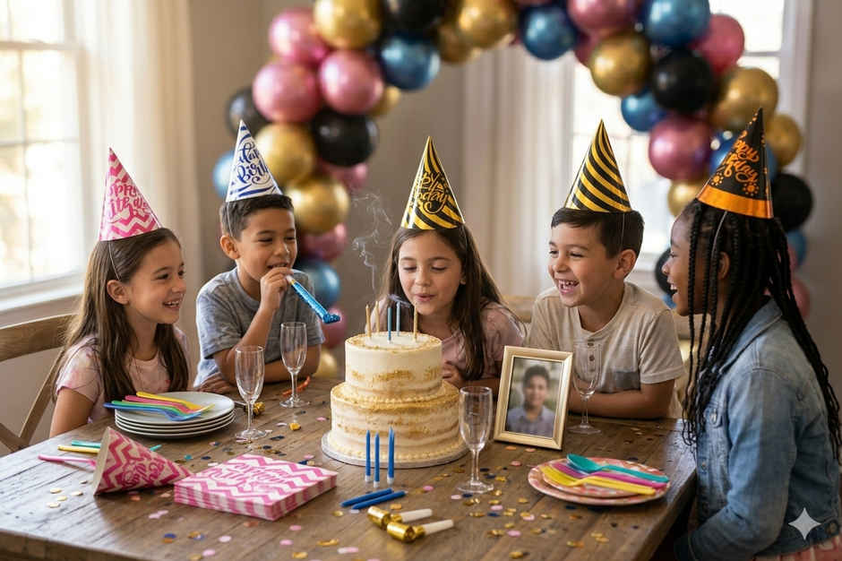 Stylish Birthday Caps 10Pcs for Kids Birthday Party Accessories | BeyondLuv