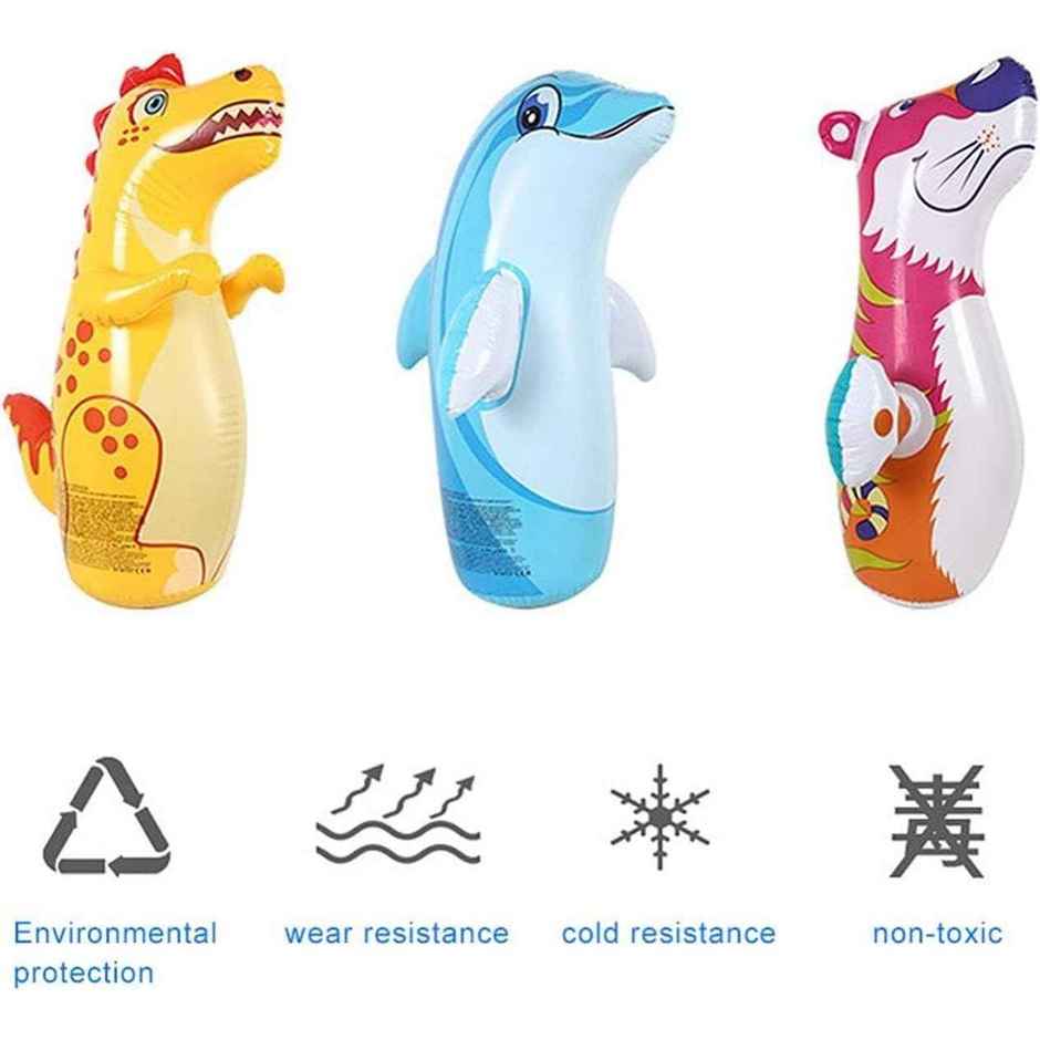 Storio Inflatable Boxing Toy | Punching Bag for Kids Indoor Play