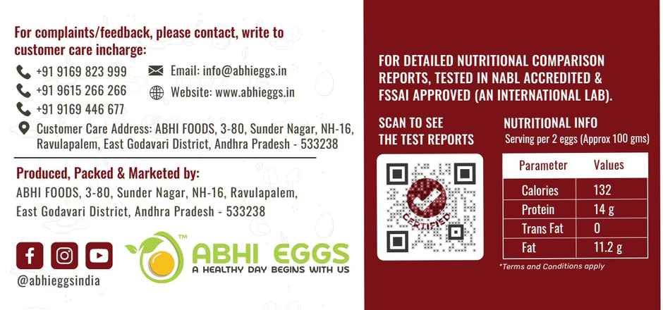 Abhi Eggs Dose with Immunity Boosters