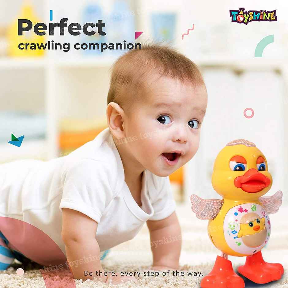 Toyshine Dancing Duck With Music Flashing Lights And Real Dancing Action