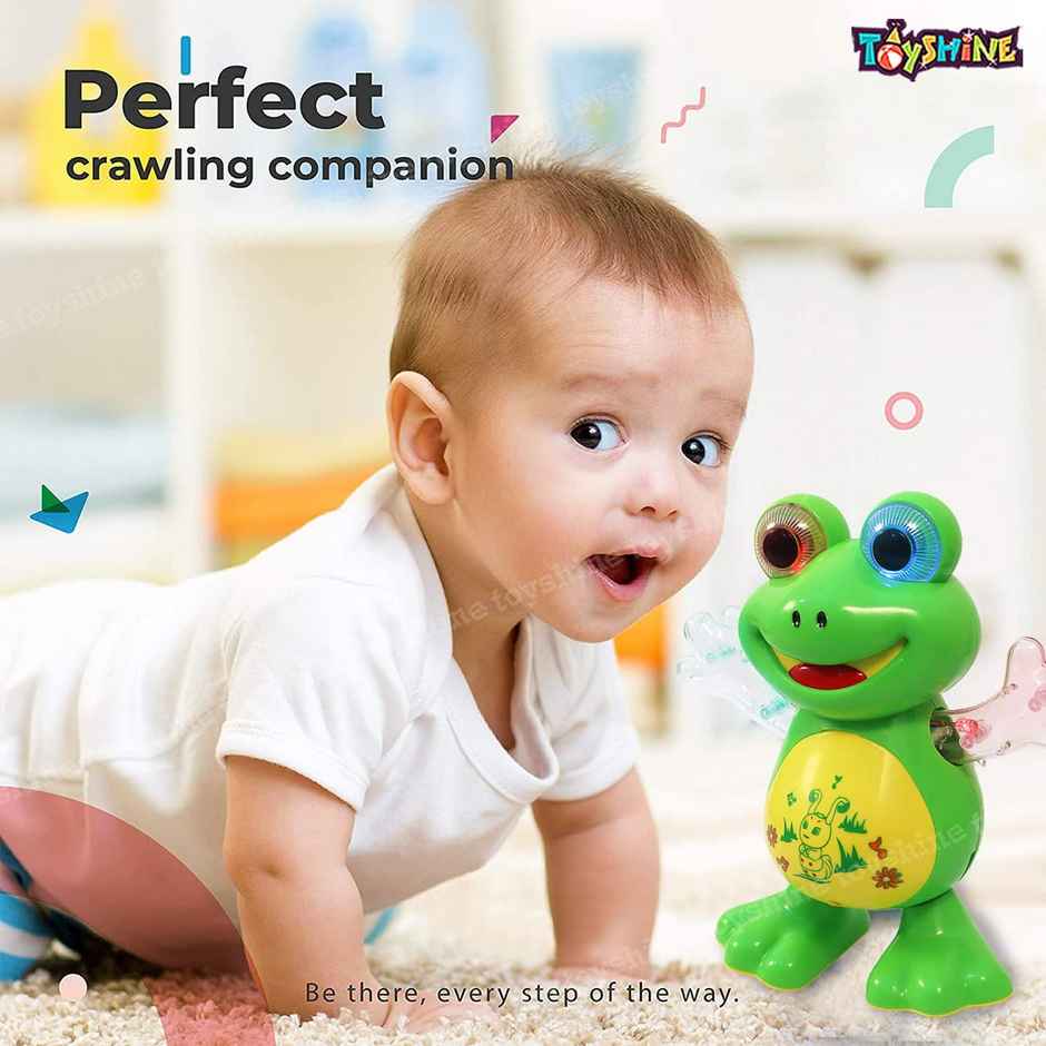 Toyshine Musical And Dancing Frog Toy With Lights Dancing - Assorted Design