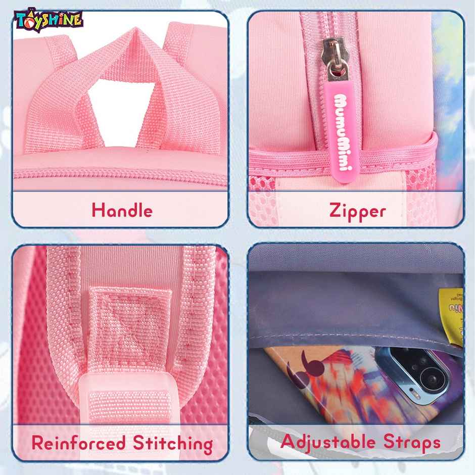 Toyshine 12" Cute Unicorn Backpack for Kids - Mini Size - Pink