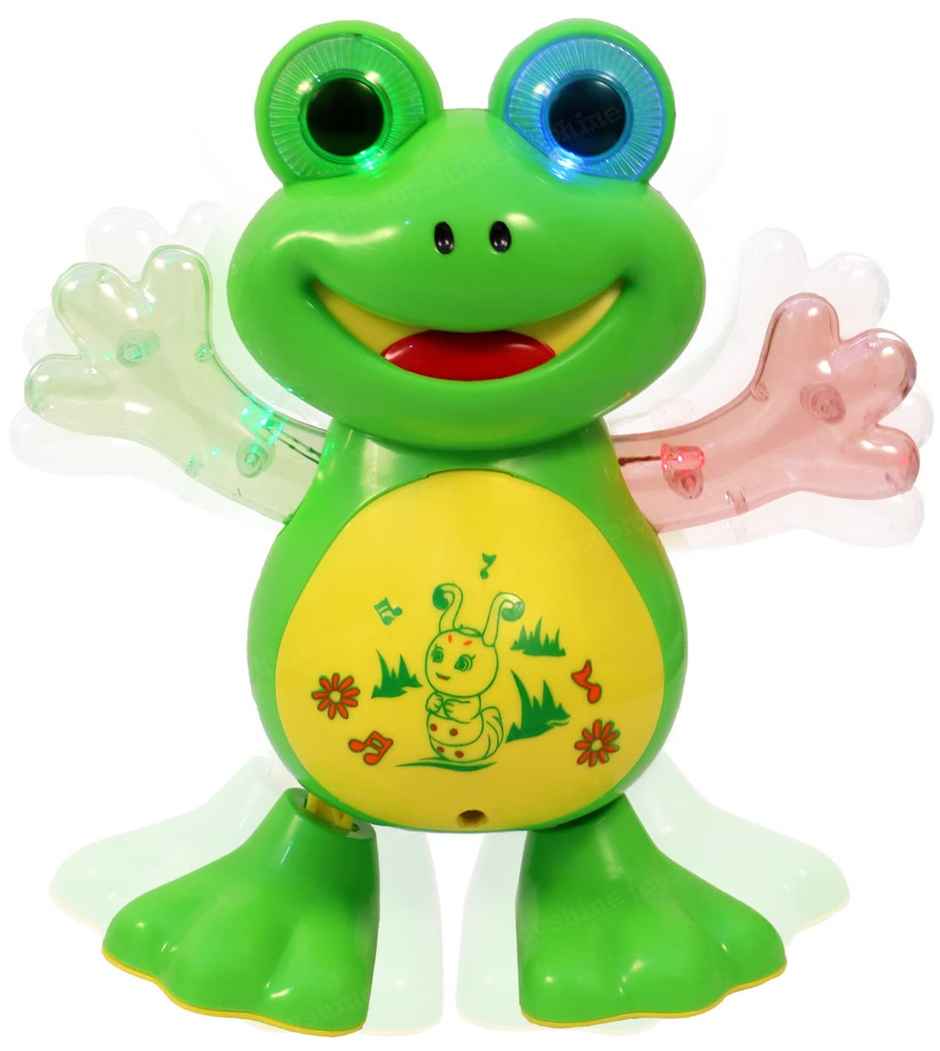 Toyshine Musical And Dancing Frog Toy With Lights Dancing - Assorted Design