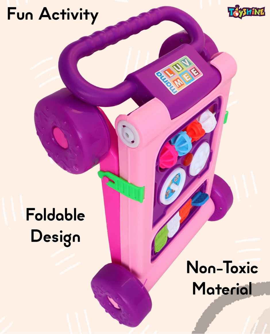Toyshine My First Step Activity Baby Walker (Pink, 1+ Years)(Pack)