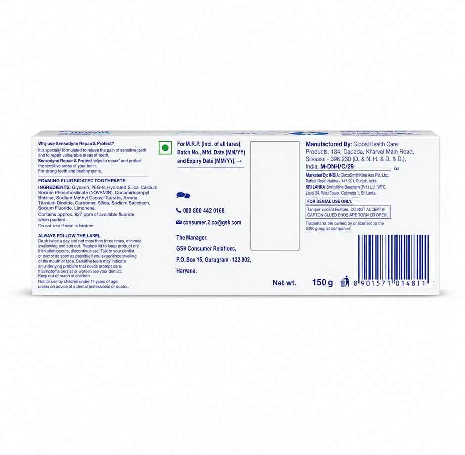 Sensodyne Repair and Protect Tooth Paste