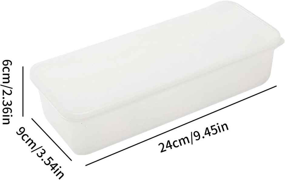 New Dawn 3 Grid Food Storage Containers vegetable storage box for fridge Durable Fridge Storage Box