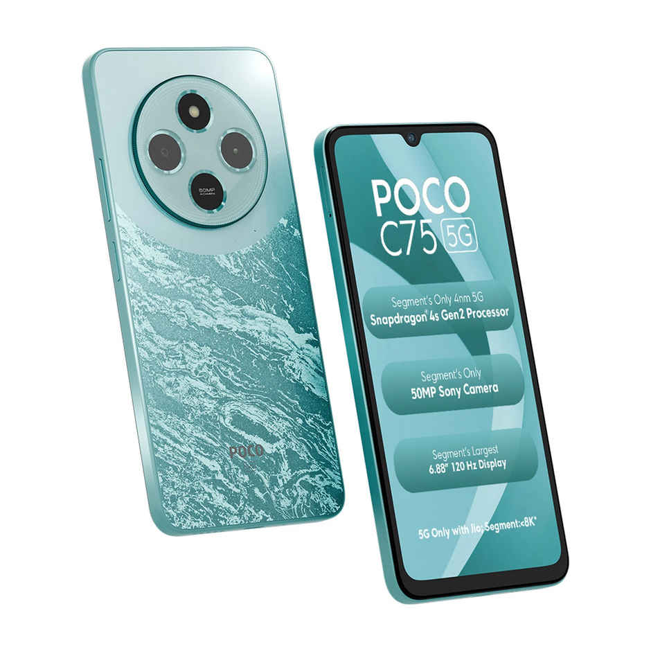 POCO C75 5G Aqua Bliss, 128 GB 4 GB RAM