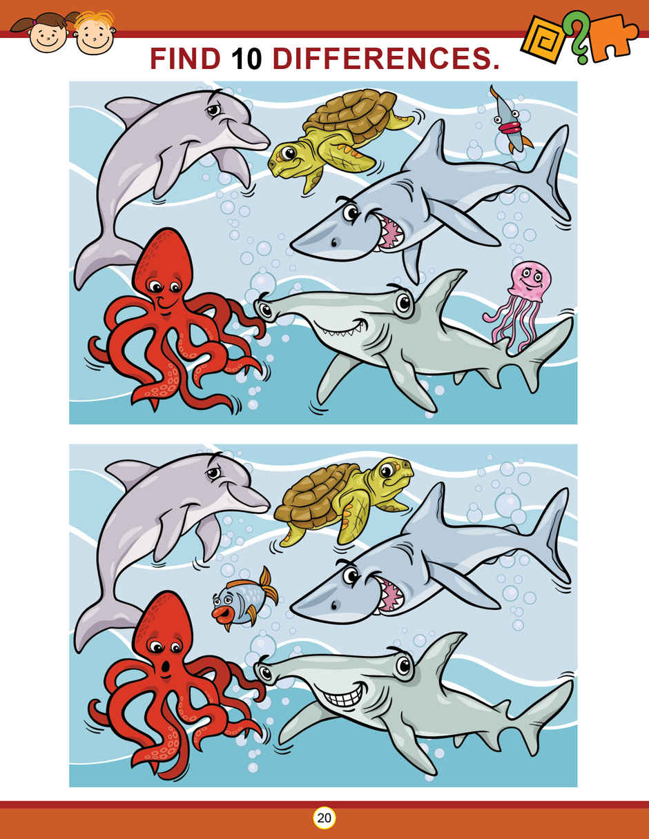 Dreamland My Activity Find the Difference Activity Book | Age 2 to 5