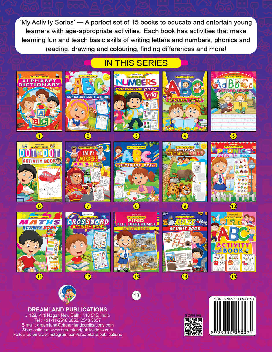 Dreamland My Activity Find the Difference Activity Book | Age 2 to 5