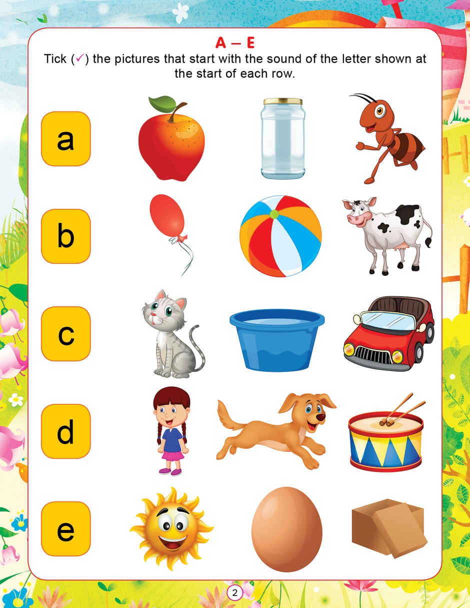 Dreamland My Activity Phonics Activity Book for Kids Age 2 to 5