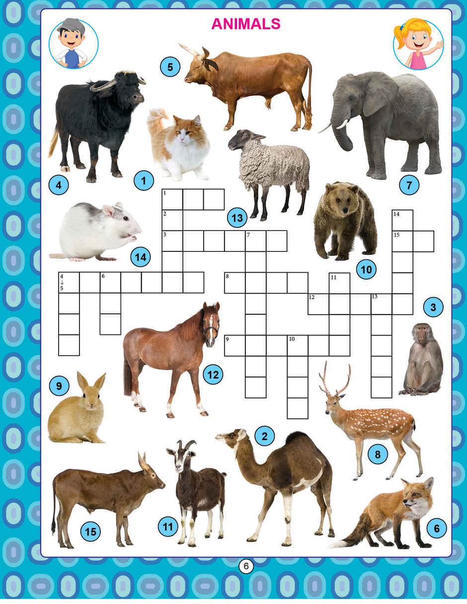 Dreamland My Activity Crossword Activity Book for Kids | Age 2 to 5