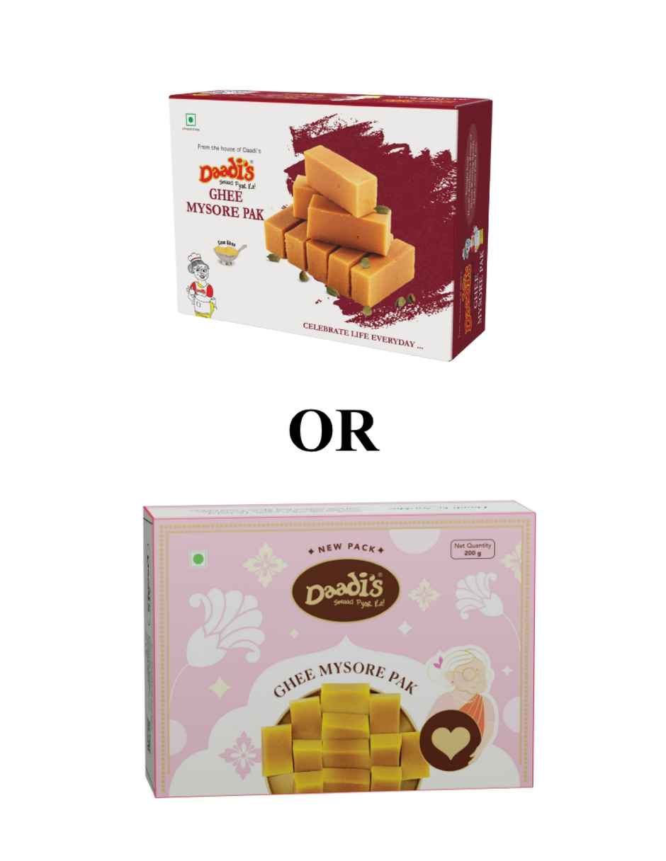 Daadi'S Ghee Mysore Pak Combo