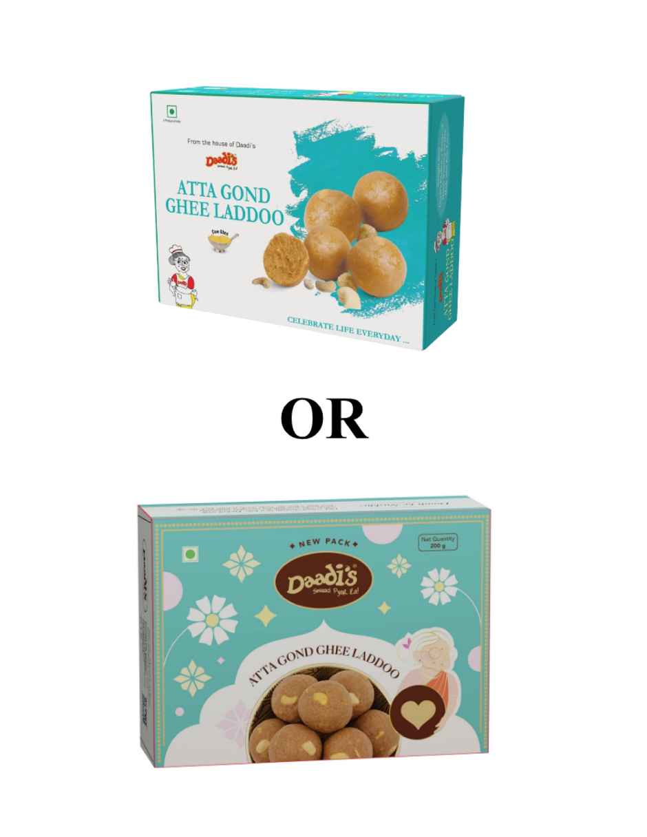 Daadi's Atta Gond Laddu Pure Ghee