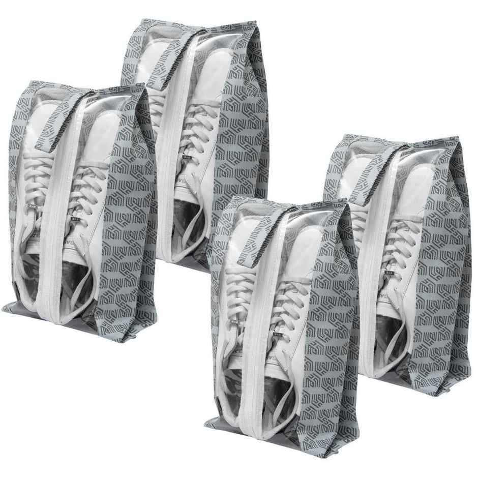 Homestrap Pack Of 4 Non-Woven Shoe Bag