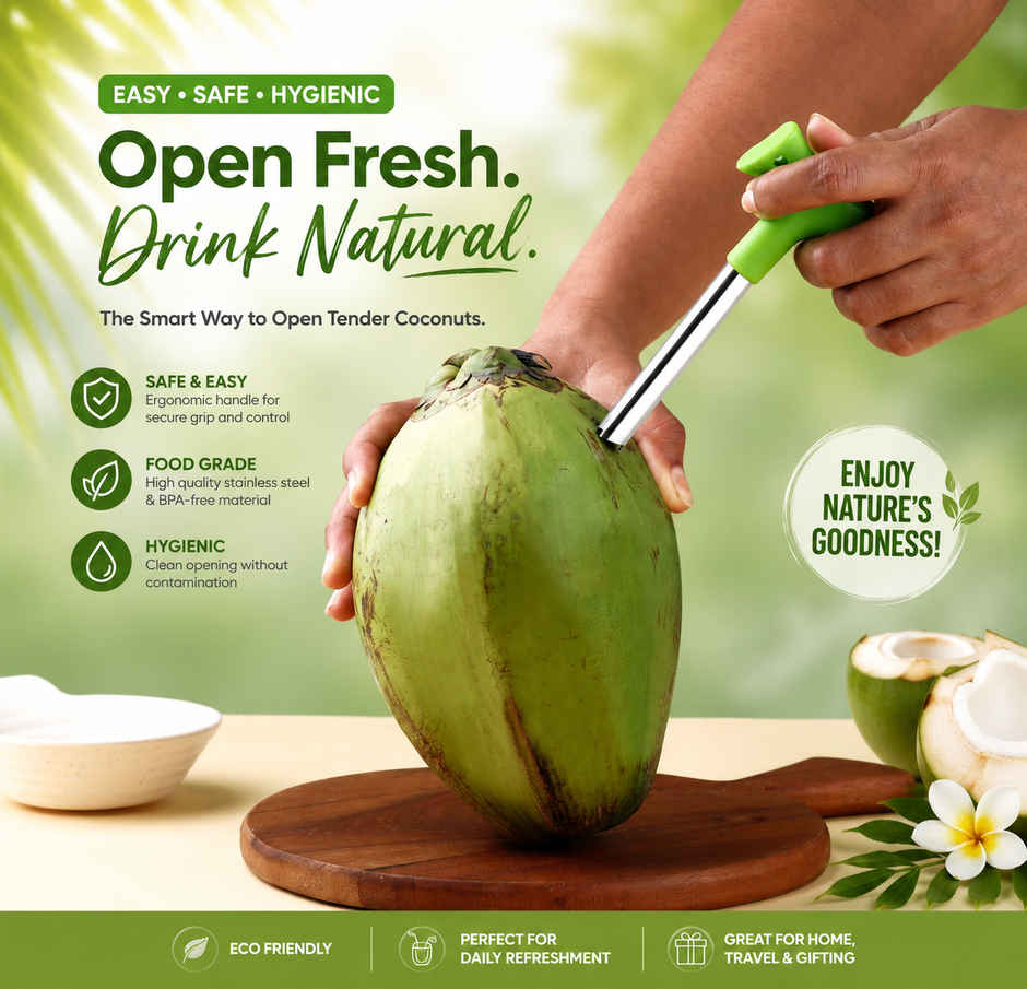 Everest Stainless Steel Coconut Opener