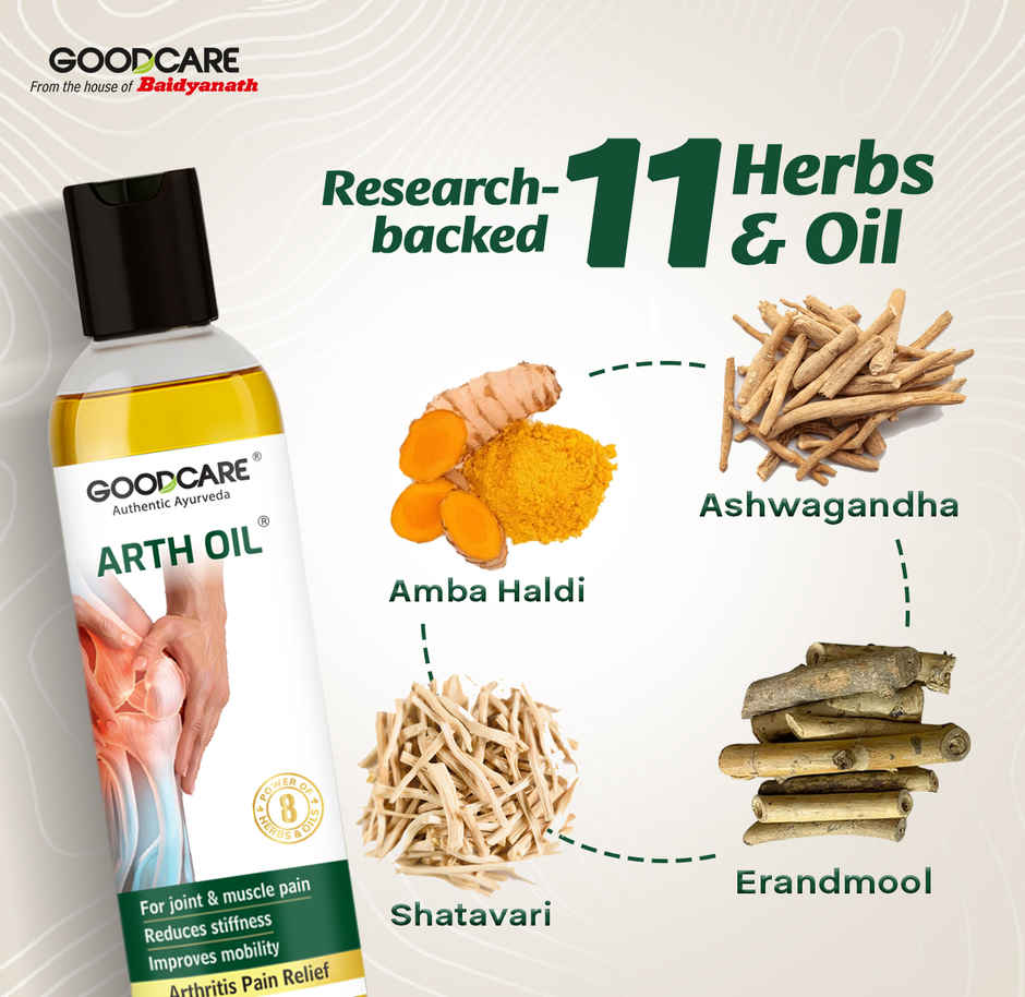 Goodcare Arth Oil Relieve From Joint And Muscle Pain With Ayurveda
