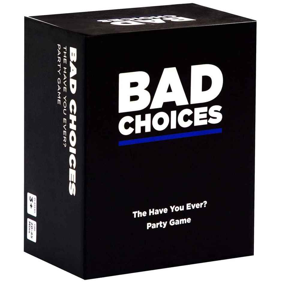 Awestuffs Bad Choices Party Card Game for Adults Ages 17 Years and Up