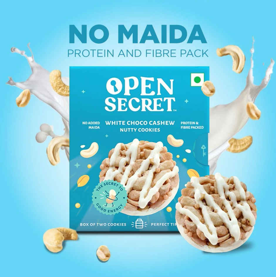 Open Secret Brownie, Flavoured Dry Fruits and Nutty Cookies Gift Pack |  Zero Maida, High Protein, Healthy Snack