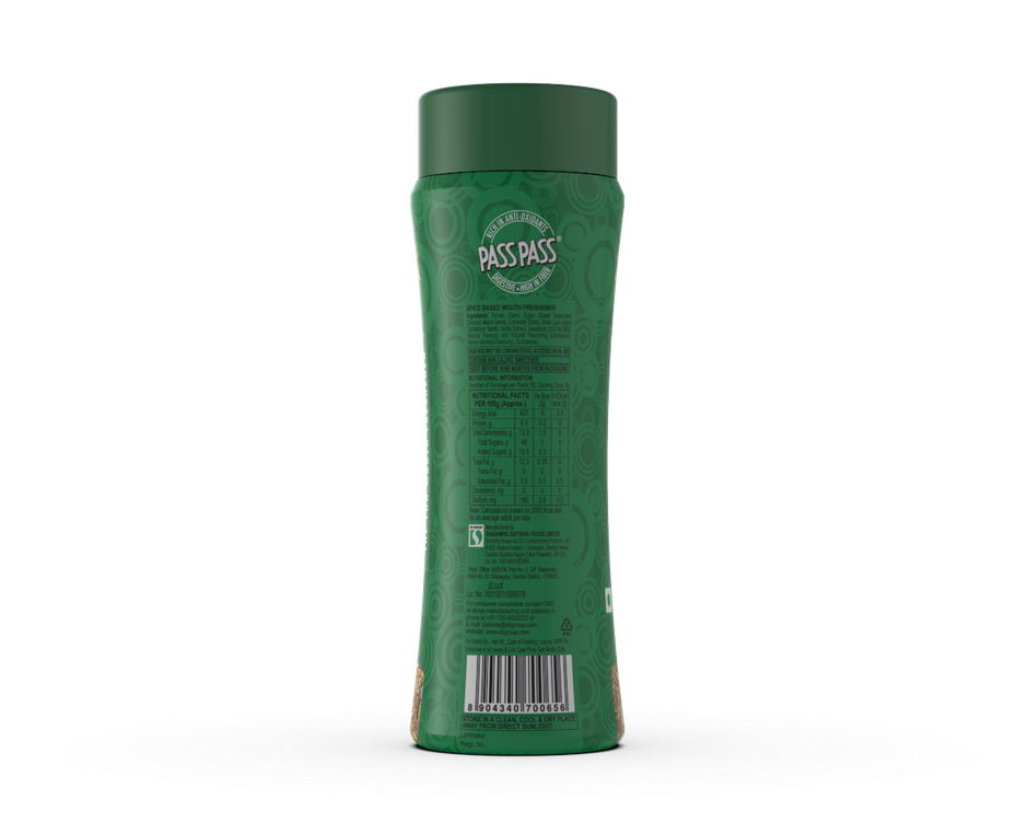 Pass Pass Sweet Minty Mix Mouthfreshner Dinning Table Pack