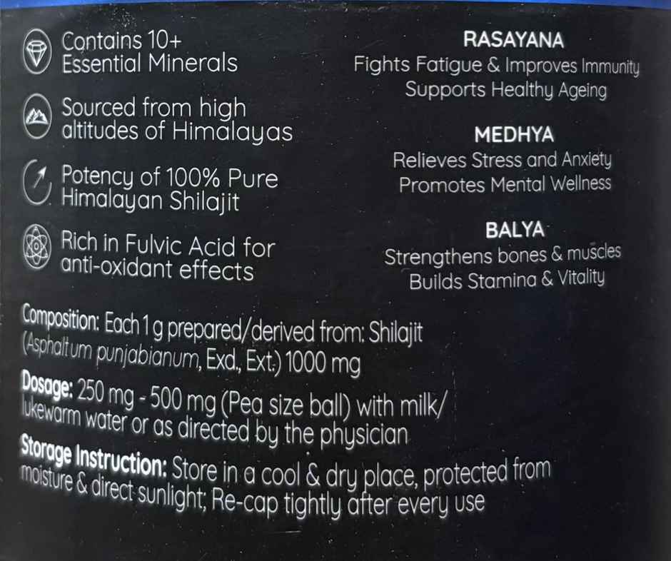 Dabur Himalayan Shilajit Resin