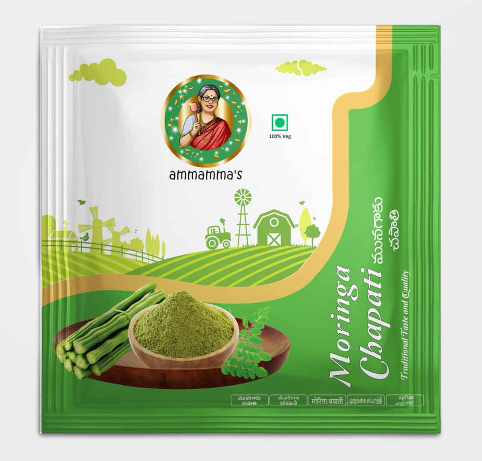 Ammamma'S Methi Chapati (10pc) & Ammamma'S Moringa Chapati (10pc) Combo