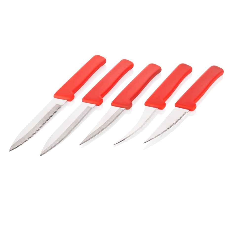 Capsicum Multi-Purpose Fruit & Vegetable Classy Knife Set (Multi color, Set of 5)
