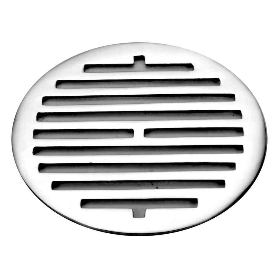 Agmeco Grating Plain Line Hole 100mm - Durable Stainless Steel Drainage Grate for Industrial Use