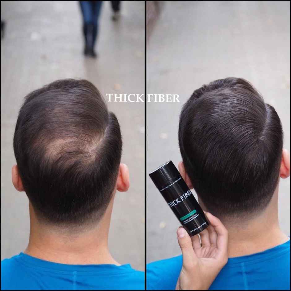 Thick Fiber Black For Thin Or Bald Spots Men And Women