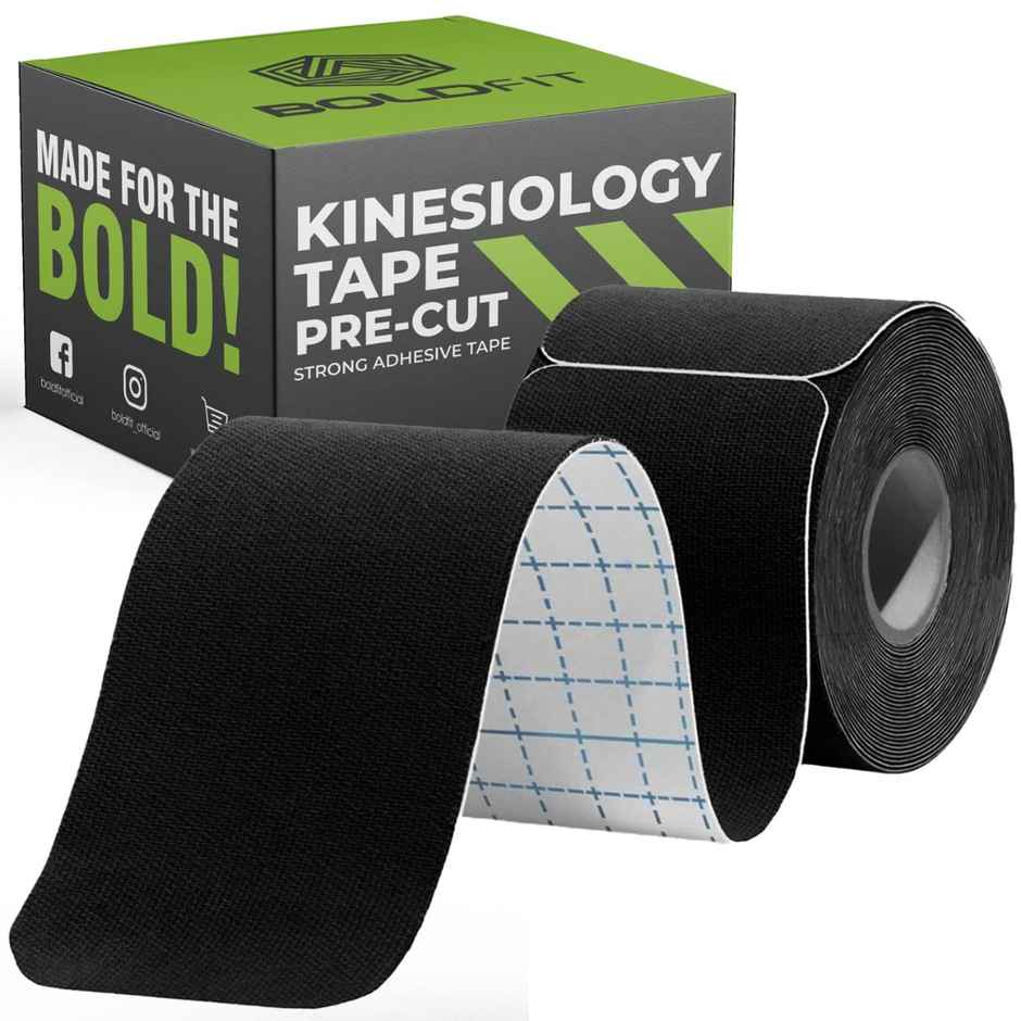 Boldfit Kinesiology Tape For Physiotherapy Sports Injury Pain Relief Muscle Tape For Shoulder