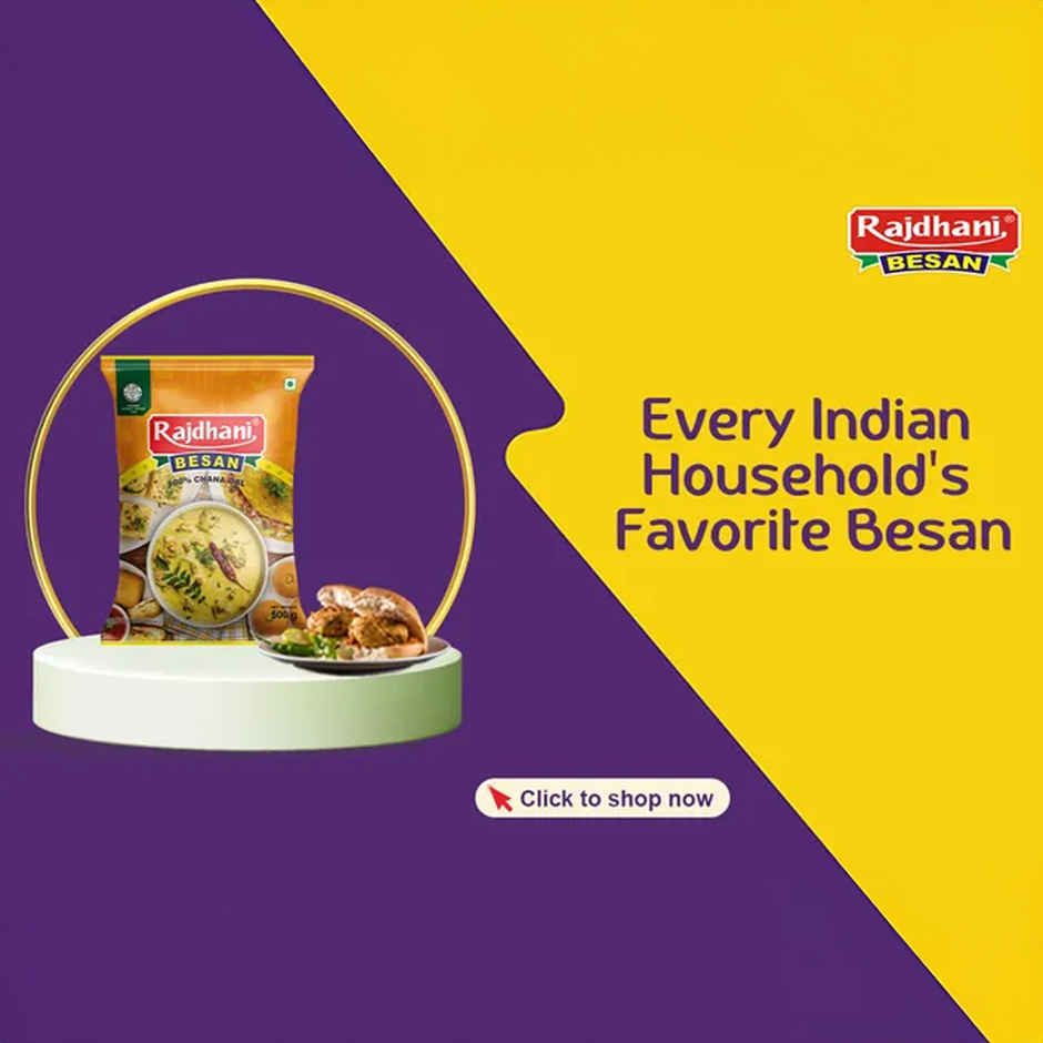 Rajdhani Besan(500gms) & Catch Dhania Powder(200gms) Combo