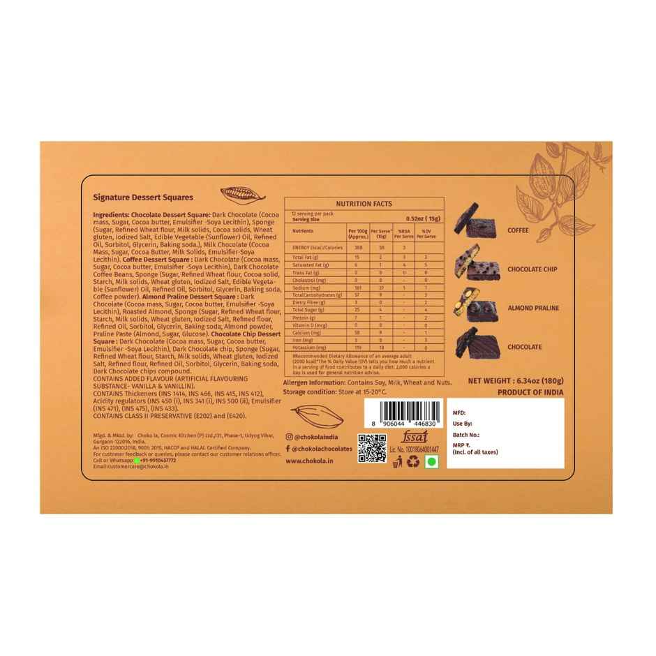 Chokola Signature Dessert Square Chocolate Hamper | Assorted Chocolates