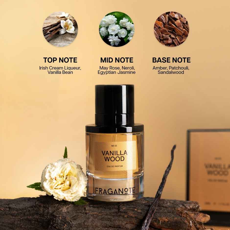 Fraganote Vanilla Wood Unisex Eau De Parfum | Perfume for Him & Her