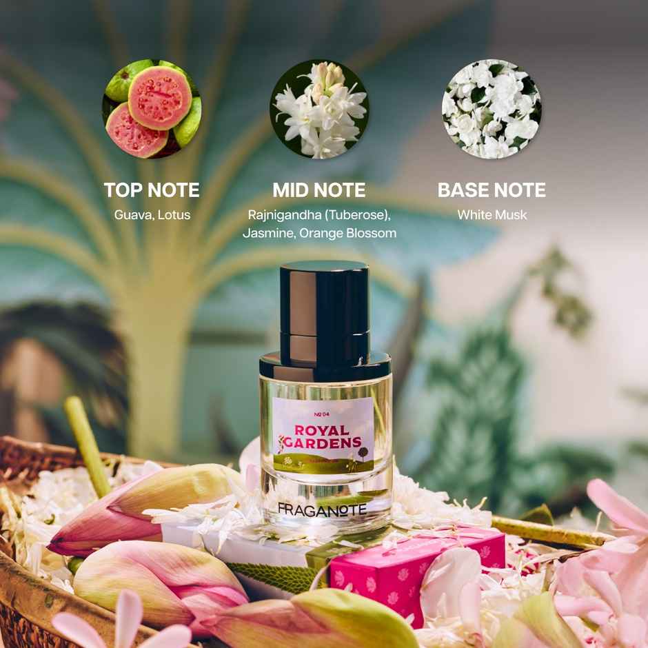 Fraganote Royal Gardens Unisex Eau De Perfume | Perfume for Him & Her