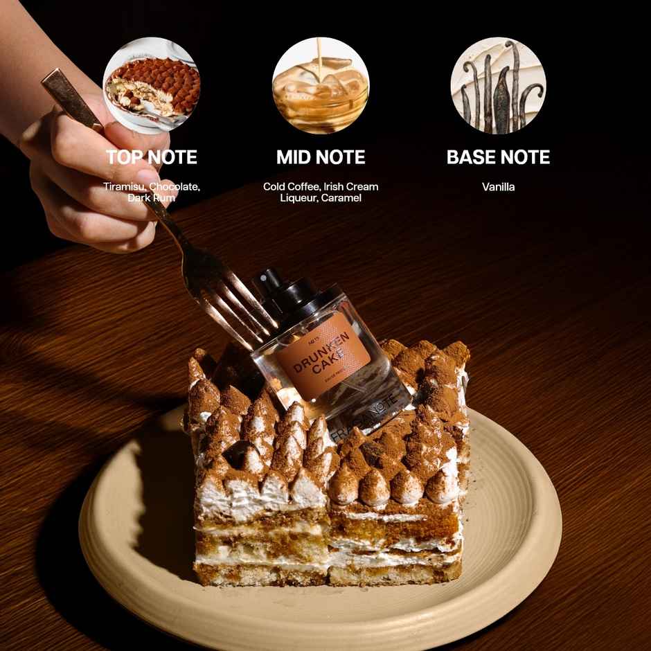 Fraganote Drunken Cake Unisex Eau De Perfume | Perfume for Him & Her