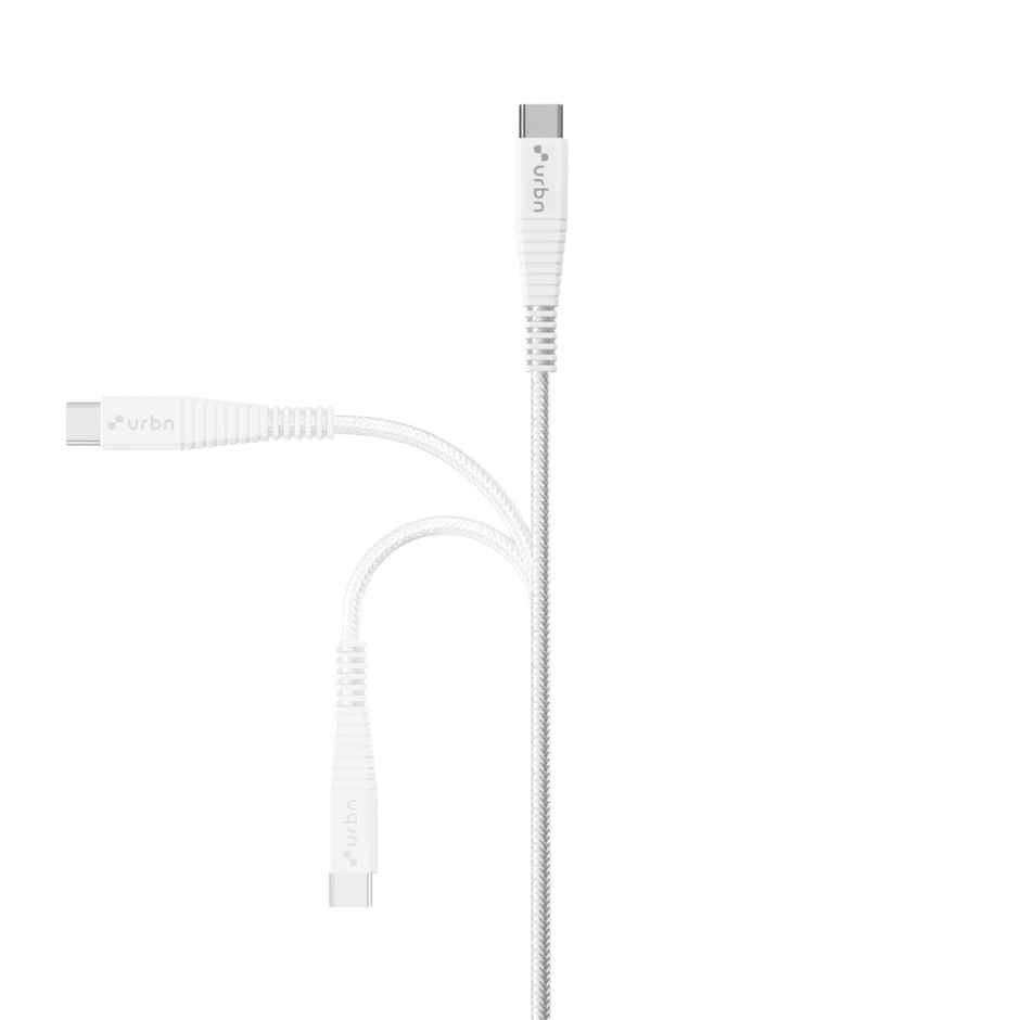 URBN USB Type-C 3.4A Fast Charging Cable (5ft) - White