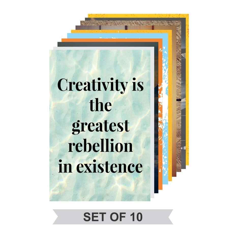 Paper Plane Design Wall Posters For Office Decor | Set of 10 | Size | 12 Inch x 18 Inch | D72