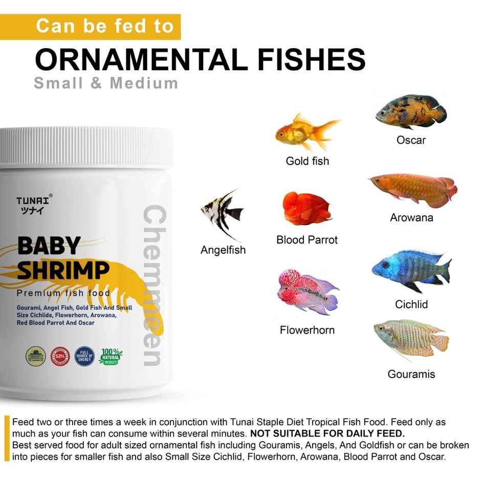 Tunai Sun Dried Baby Shrimp For Fish
