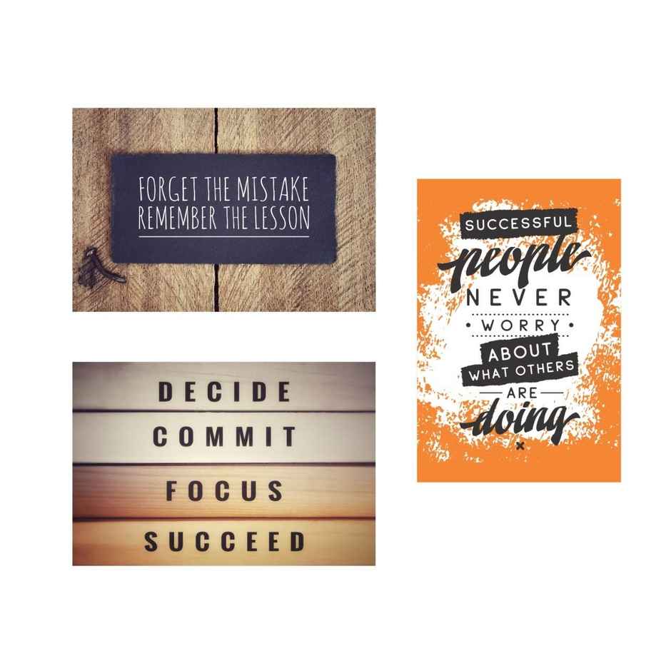 Paper Plane Design Wall Posters For Office Decor | Set of 10 | Size | 12 Inch x 18 Inch | D72