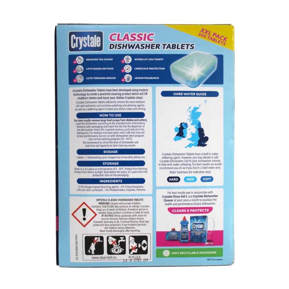 Crystale-International Classic Dishwasher Tablets 100s