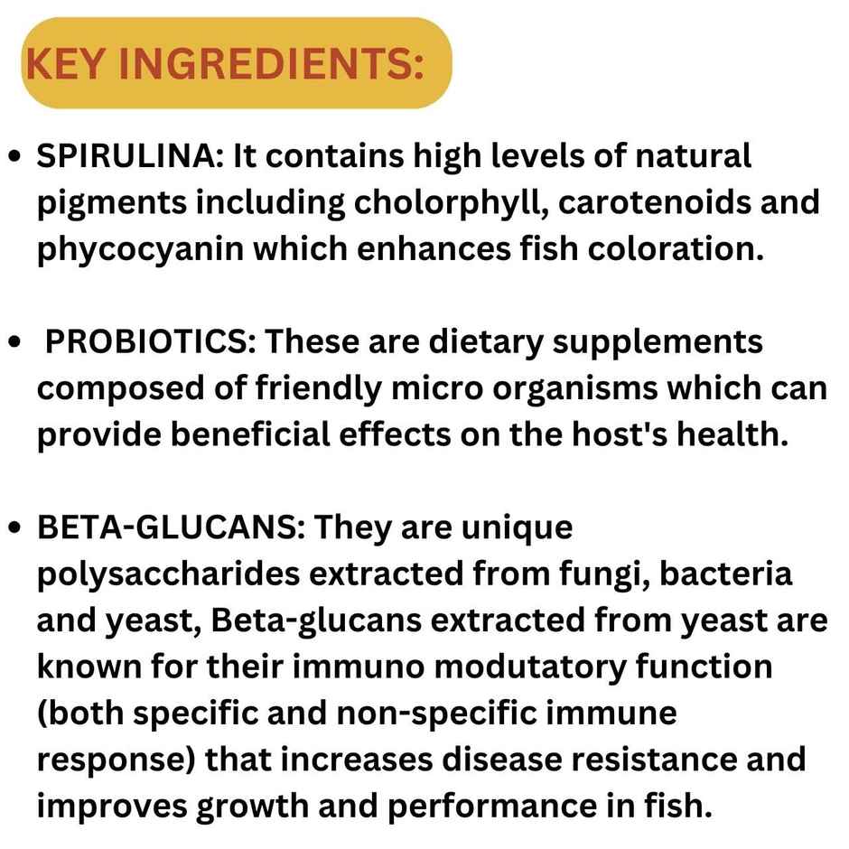 Opitmum Super Premium 3-In-1 Fish Food 800Gm (6% Spirulina)