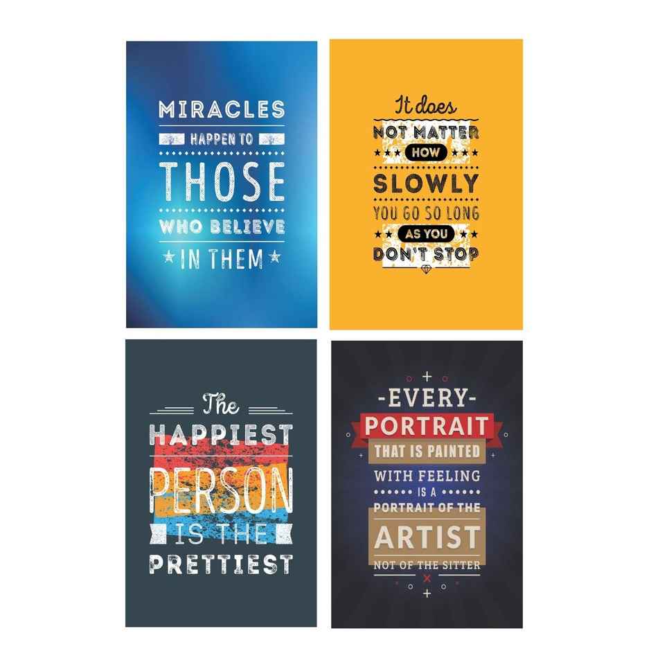 Paper Plane Design Wall Posters For Office Decor | Set of 10 | Size | 12 Inch x 18 Inch | D79